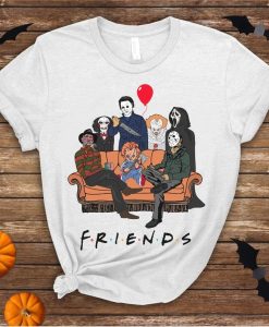 Halloween Funny Horror Friends T-Shirt AL21F3